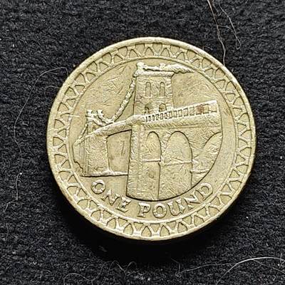 【全场包邮】纯粹捡漏拍472场（免费代拍第9场） - 英国2005年四邦国桥系列梅奈大桥1镑纪念币