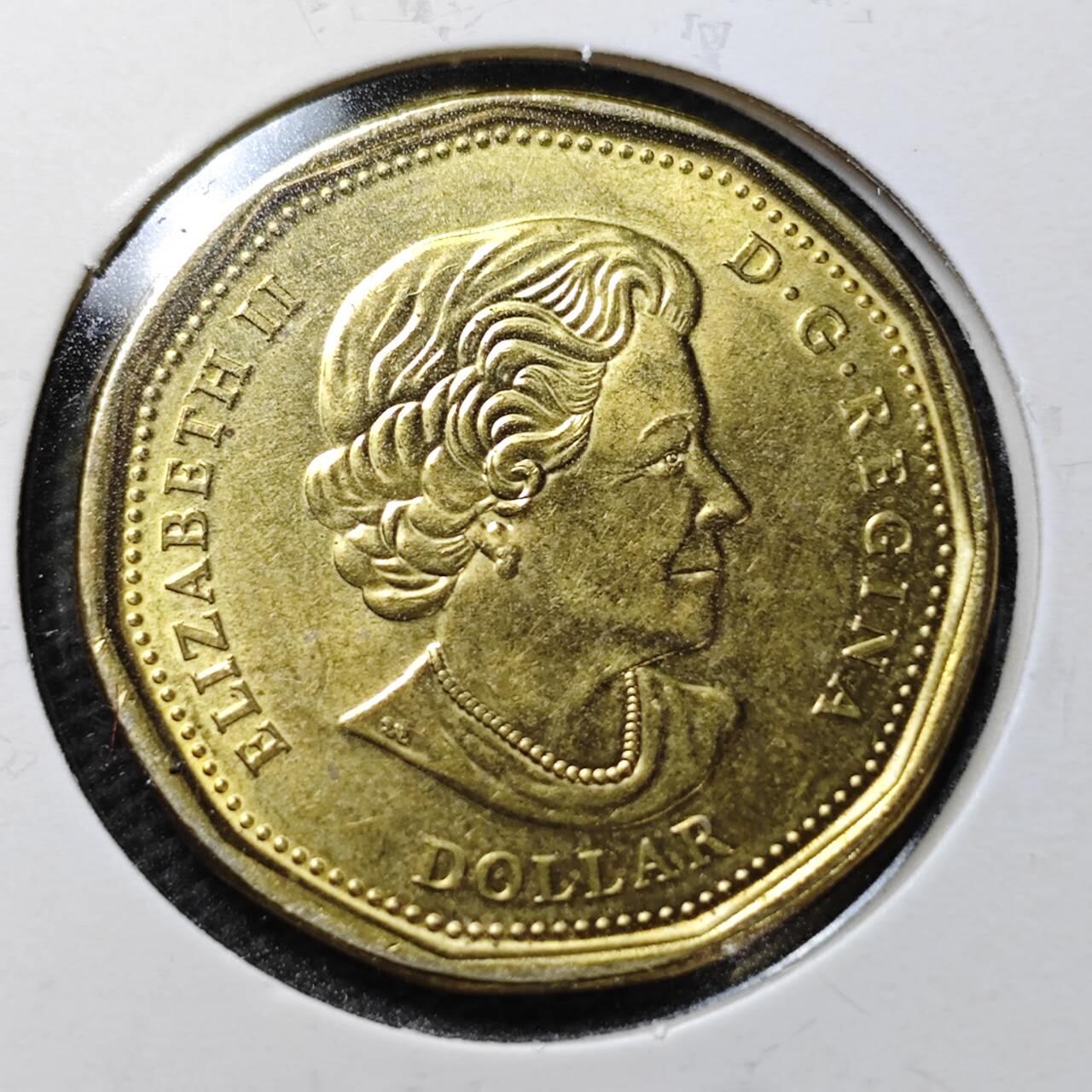 KK钱币收藏小铺  第358场  2月预留时间 周末发货  2021加拿大1元纪念币 好品