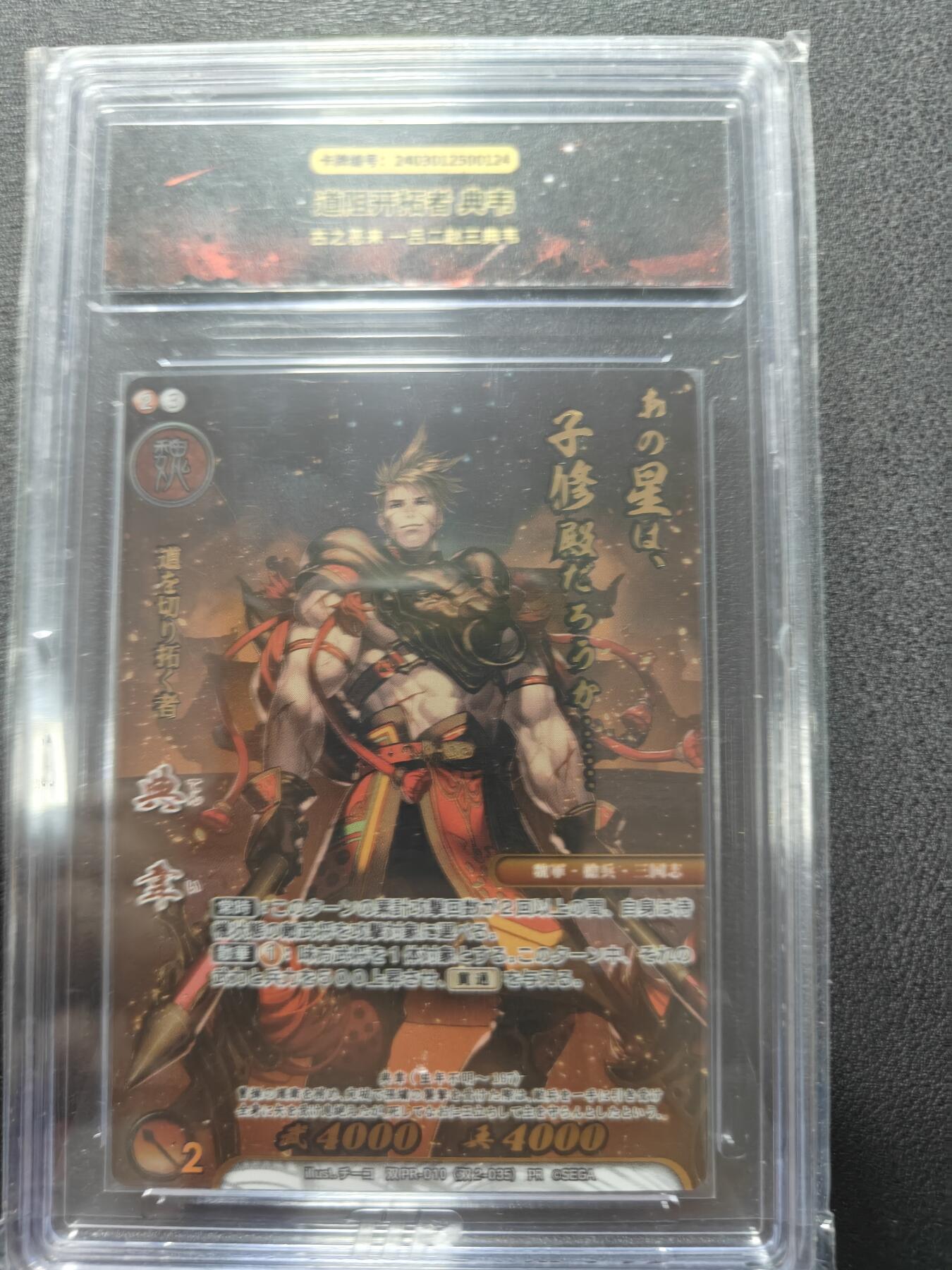 天玑星卡拍第132期《10.27周一截拍》持续收拍收评中 满赠卡需备注 战国大战 PR 典韦 TTR封装