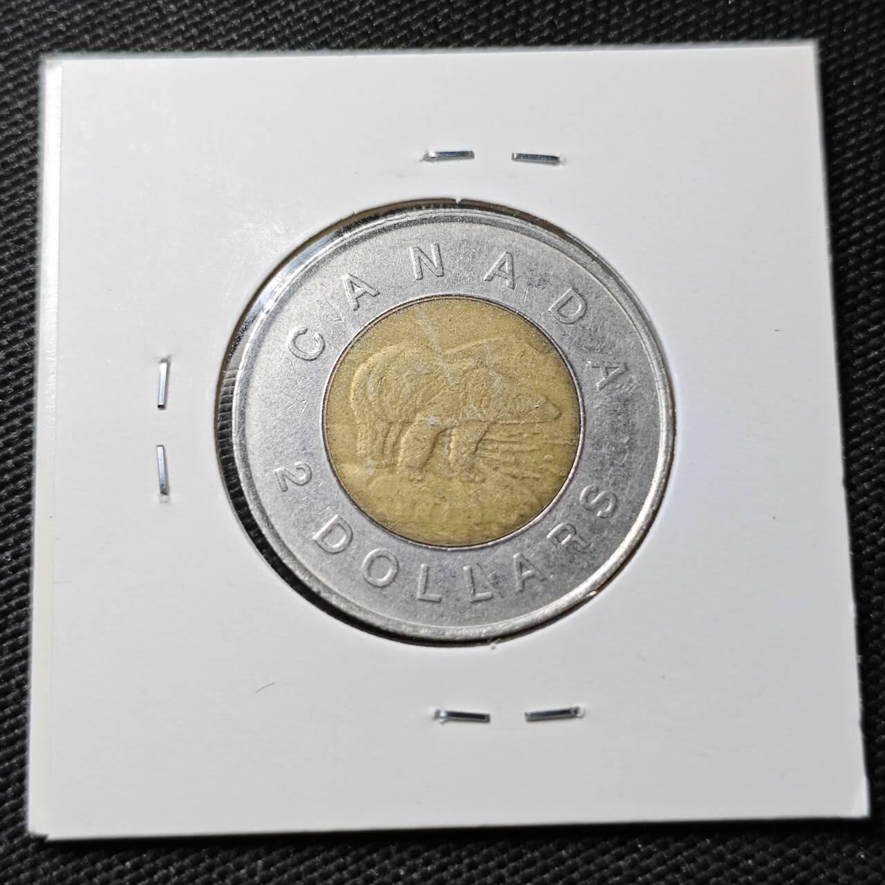 KK钱币收藏小铺  第358场  2月预留时间 周末发货  加拿大双色币