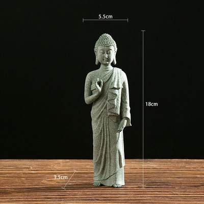 听雨轩（八） - 青砂石佛摆件 右手