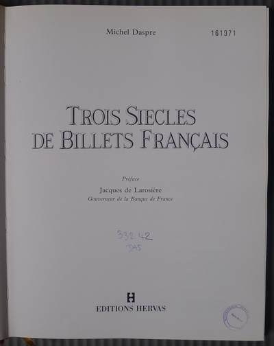 世界钱币章牌书籍专场拍卖11.01 三个世纪的法国纸币
