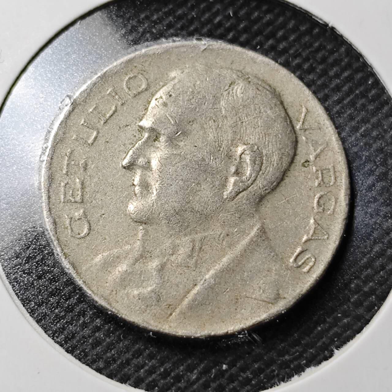 KK钱币收藏小铺  第359场  2月预留时间 周末发货 1940巴西300瑞斯 