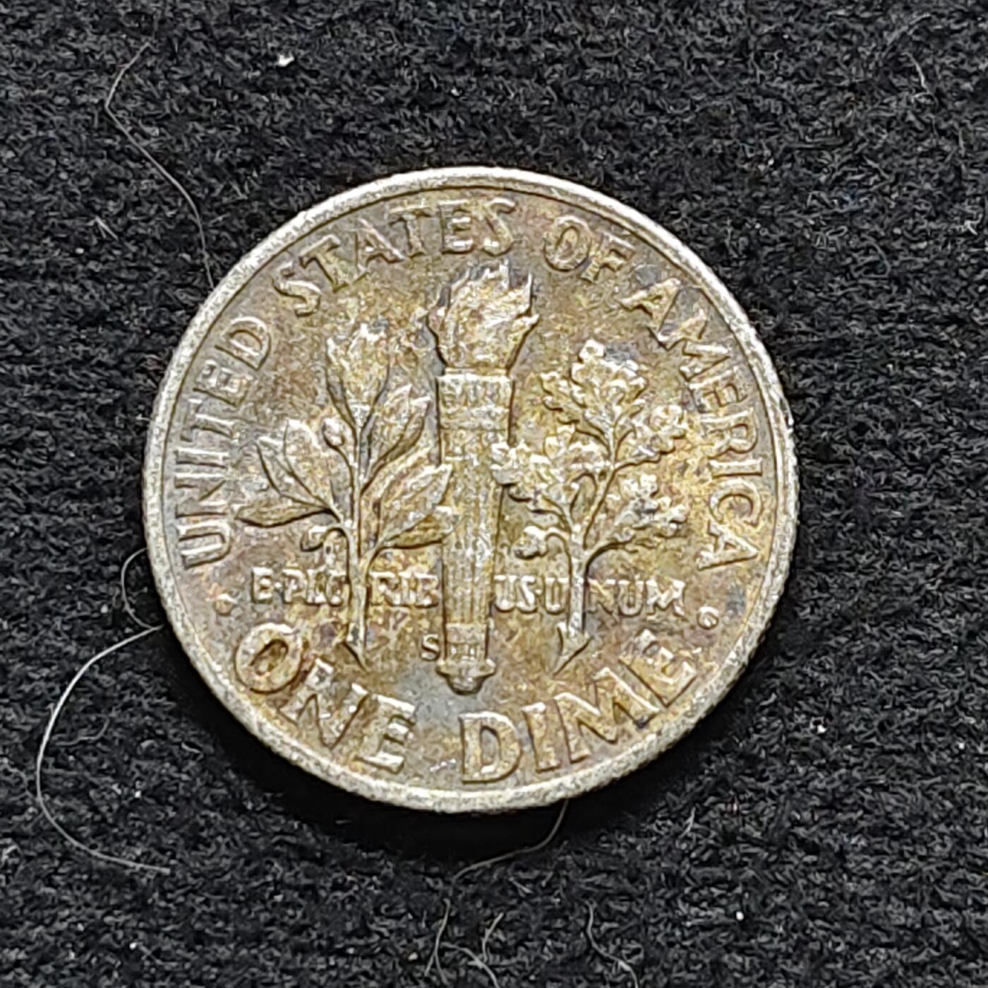 【全场包邮】纯粹捡漏拍472场（免费代拍第9场） 美国1946年罗斯福10分银币