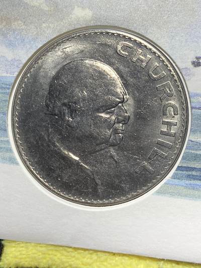 2025年第一百一十七场(总第一百四十三场）外国好品散币(免佣金) 邮币封–英国🇬🇧1965年25便士(1994年诺曼底登陆50周年纪念封，含1965年25便士丘吉尔逝世纪念币)