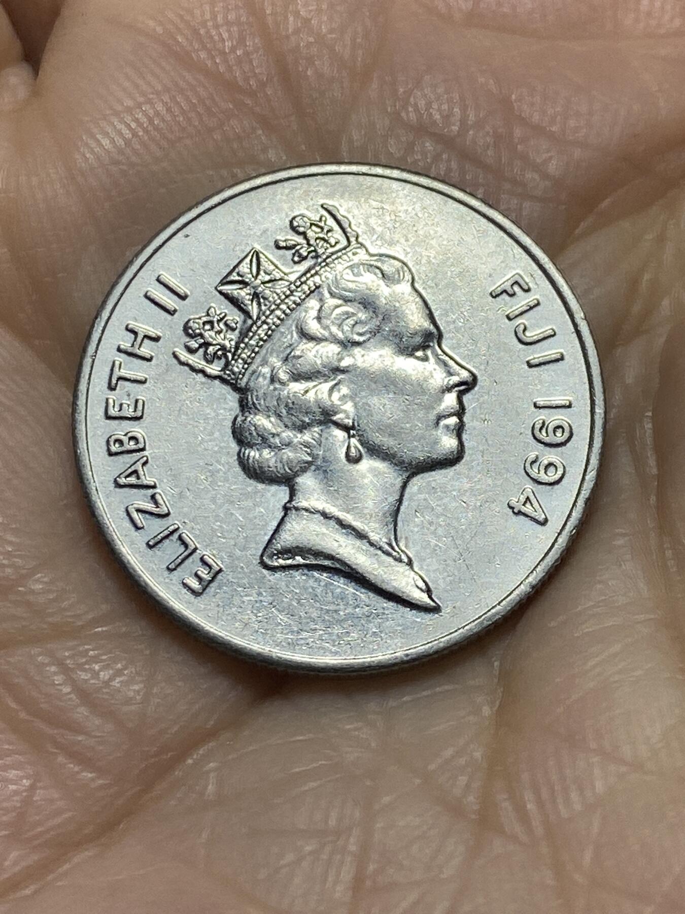 2025年第一百一十七场(总第一百四十三场）外国好品散币(免佣金) 斐济🇫🇯1994年10分(伊丽莎白二世中年高冠)