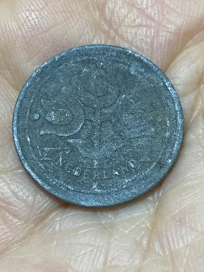 2025年第一百一十七场(总第一百四十三场）外国好品散币(免佣金) 荷兰🇳🇱1942年10分(威廉明娜女王，二战德国占领时期)