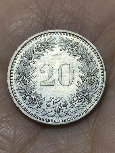 2025年第一百一十七场(总第一百四十三场）外国好品散币(免佣金) - 瑞士🇨🇭1988年20分