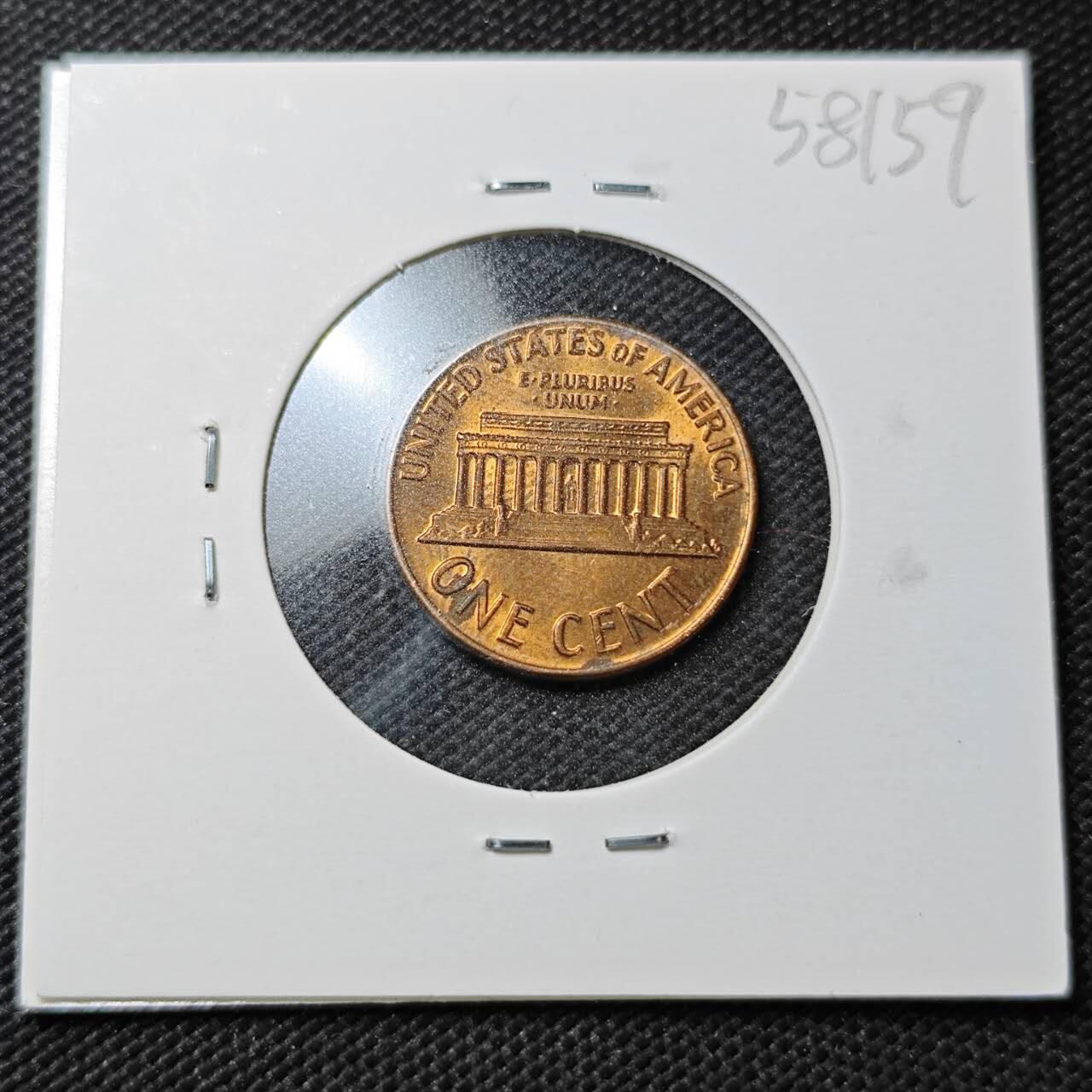 KK钱币收藏小铺  第358场  2月预留时间 周末发货  1971美国1分铜币 好品