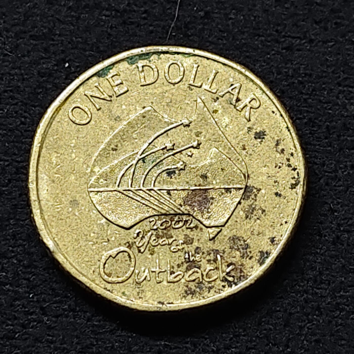 【全场包邮】纯粹捡漏拍472场（免费代拍第9场） 澳大利亚2002年1元内陆年纪念币
