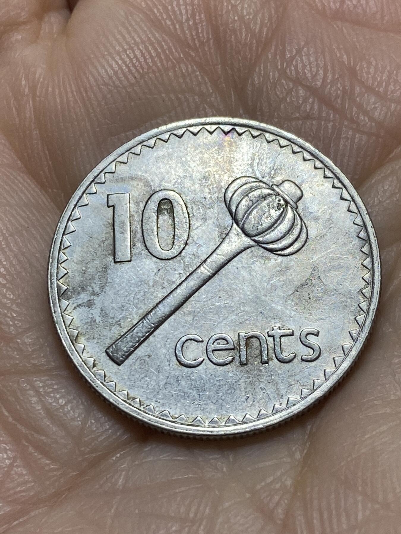 2025年第一百一十七场(总第一百四十三场）外国好品散币(免佣金) 斐济🇫🇯1990年10分(伊丽莎白二世中年高冠)