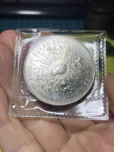 2025年第一百一十七场(总第一百四十三场）外国好品散币(免佣金) - 英国🇬🇧1980年25便士(伊丽莎白二世女王母亲80岁寿辰纪念币)