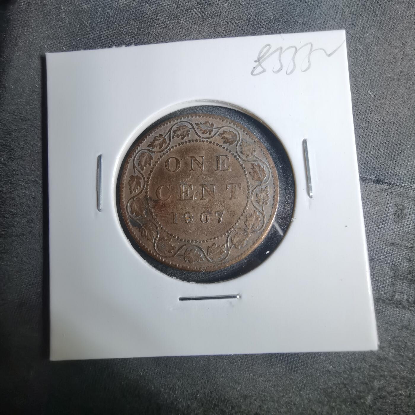 沼泽如烟--第883场 加拿大1907年一分