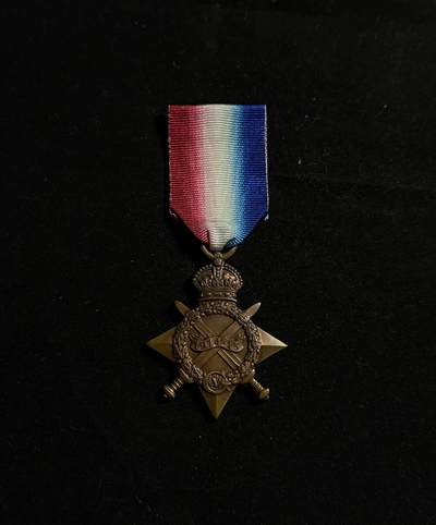 戎马世界章牌大赏第107期 - 英国一战1914-1915之星，带铭