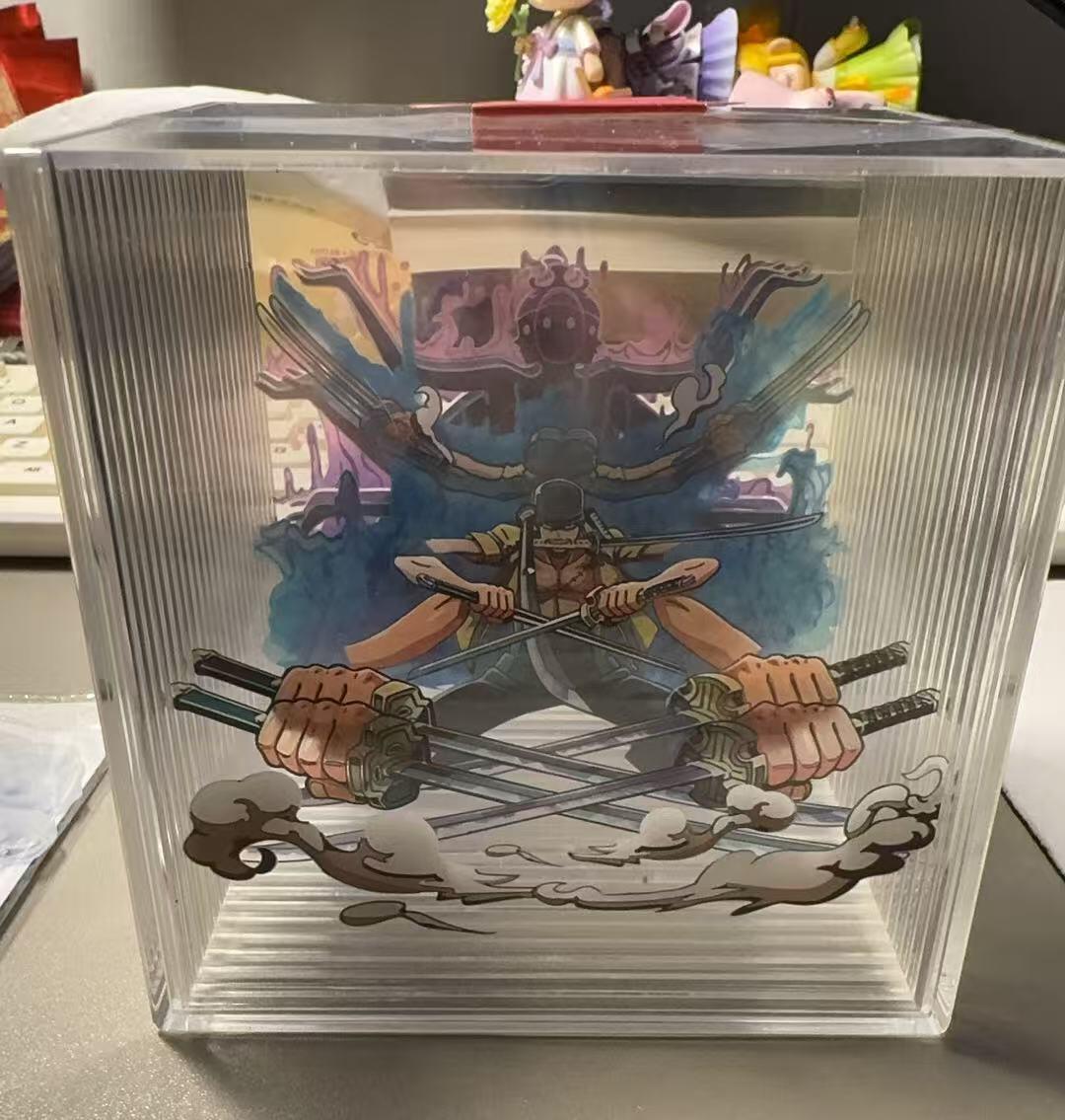 秋萤阁第28期 (10月25日周六晚上22点截拍，欢迎竞拍)  海贼王裸眼3D魔盒 索隆