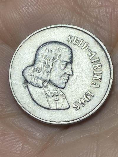 2025年第一百一十七场(总第一百四十三场）外国好品散币(免佣金) 南非🇿🇦1965年10分(独立后第二套，布尔语版)