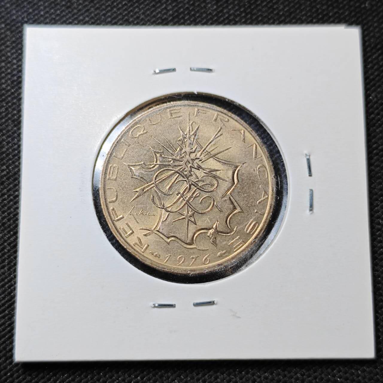 KK钱币收藏小铺  第358场  2月预留时间 周末发货  法国10法郎 好品