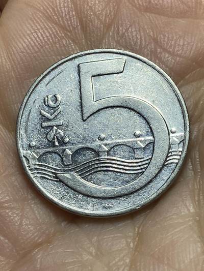 2025年第一百一十七场(总第一百四十三场）外国好品散币(免佣金) 捷克🇨🇿1994年5克朗