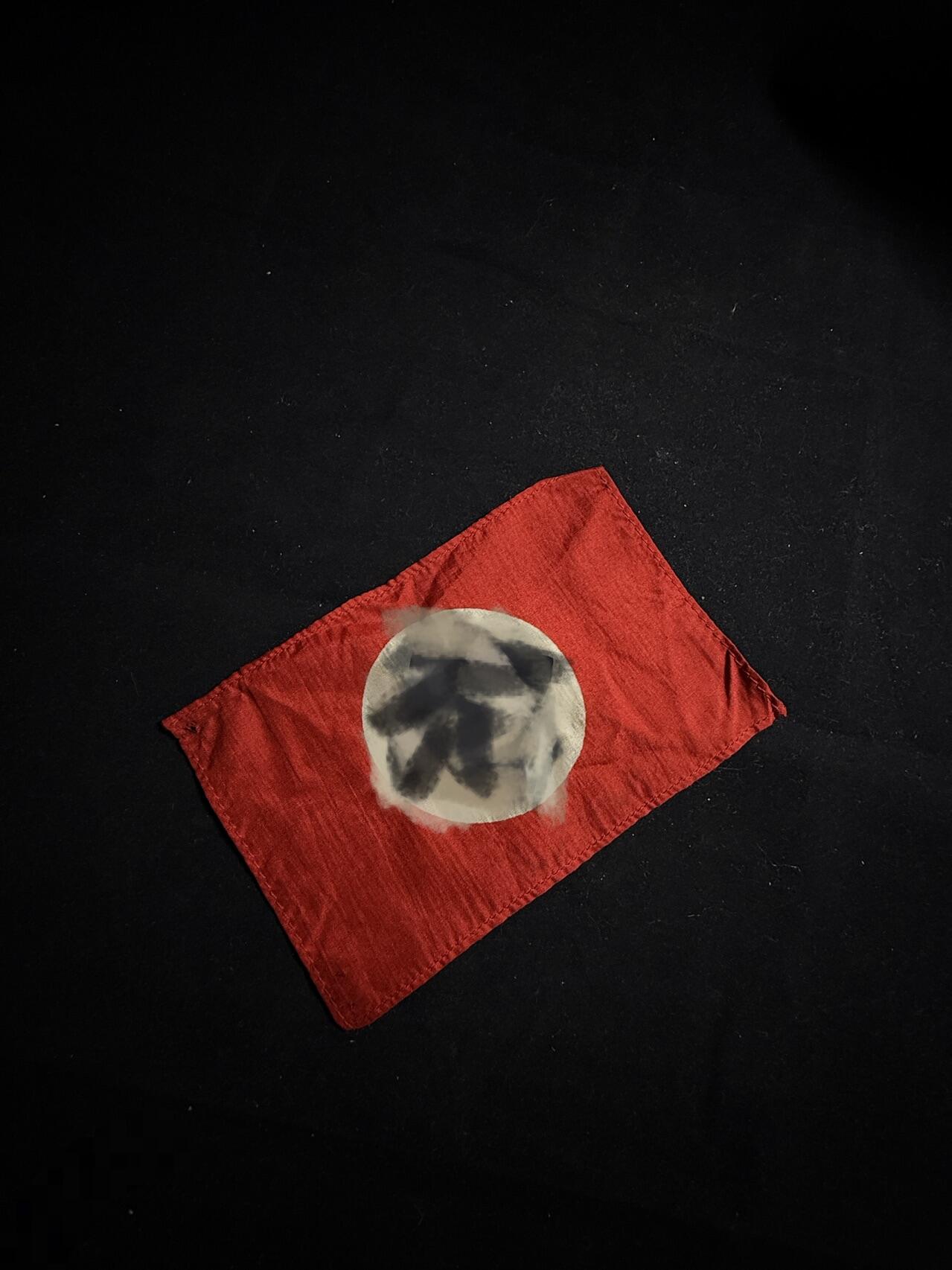 戎马世界章牌大赏第107期 铭记历史！德国二战挂旗，小尺寸