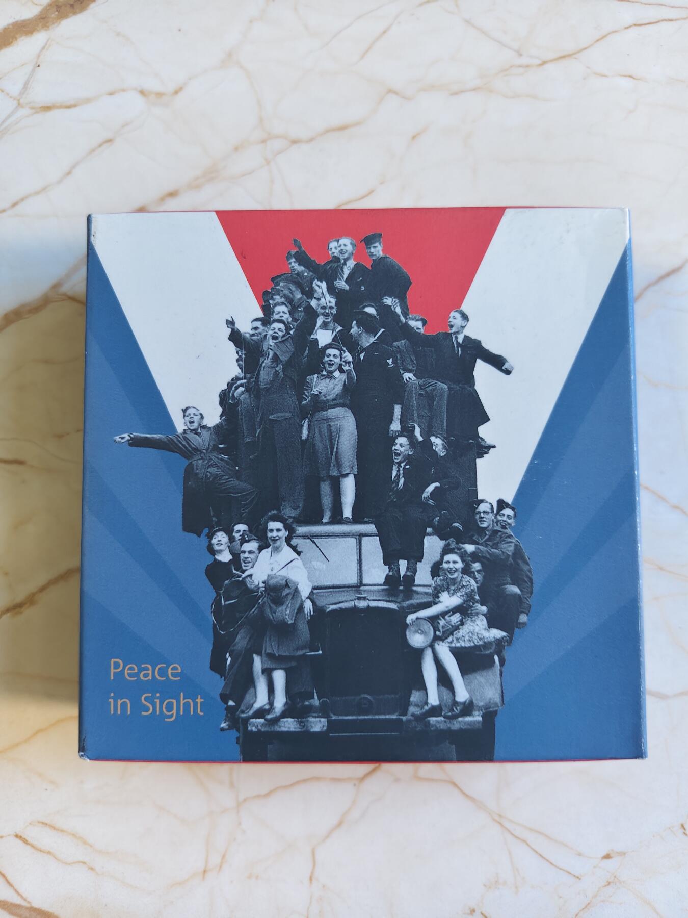 第179期拍卖【长期征集拍品】 英国2020年欧洲胜利75周年2英镑双色精制双色纪念银币，925银，12克，有氧化