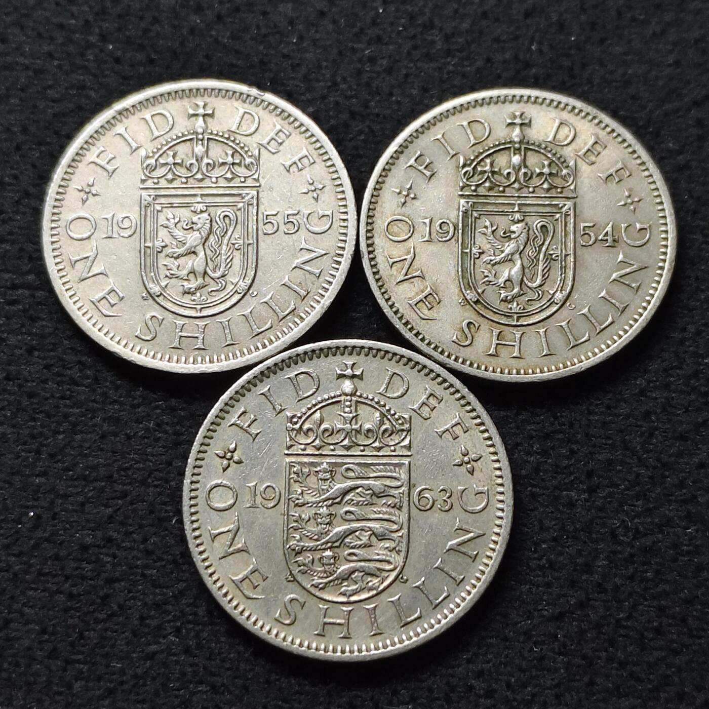 【全场包邮】纯粹捡漏拍472场（免费代拍第9场） 英国各年份女王1先来3枚一组