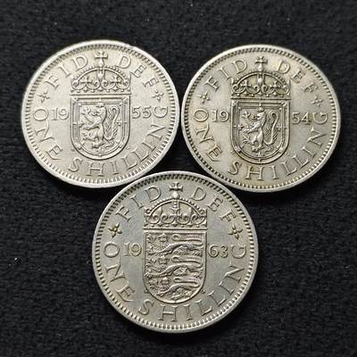 【全场包邮】纯粹捡漏拍472场（免费代拍第9场） - 英国各年份女王1先来3枚一组