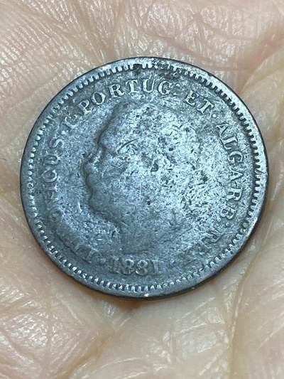 2025年第一百一十七场(总第一百四十三场）外国好品散币(免佣金) 少见–葡属印度1881年1/8唐哥铜币