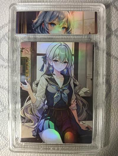 花开卡拍第44期（10月26号周日截拍，品控勿拍!!!拍品不寄存，运费5元，自制卡难免瑕疵，可能存在轻微撞角爆边等出厂瑕疵，品控介意勿拍！） - 动漫美女 卡砖封装