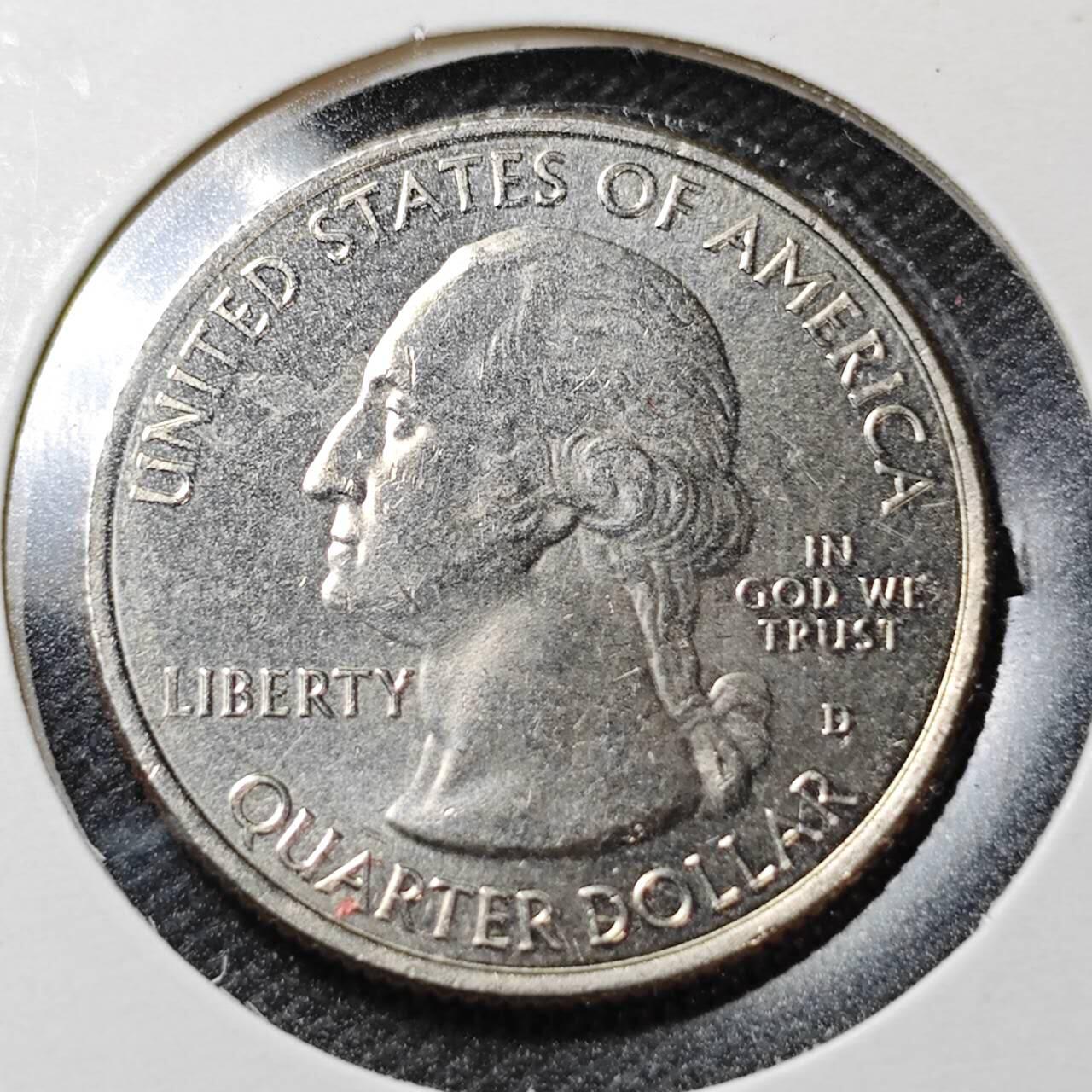 KK钱币收藏小铺  第358场  2月预留时间 周末发货  美国25分纪念币