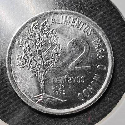 KK钱币收藏小铺  第358场  2月预留时间 周末发货 -  巴西2分农粮纪念币 好品