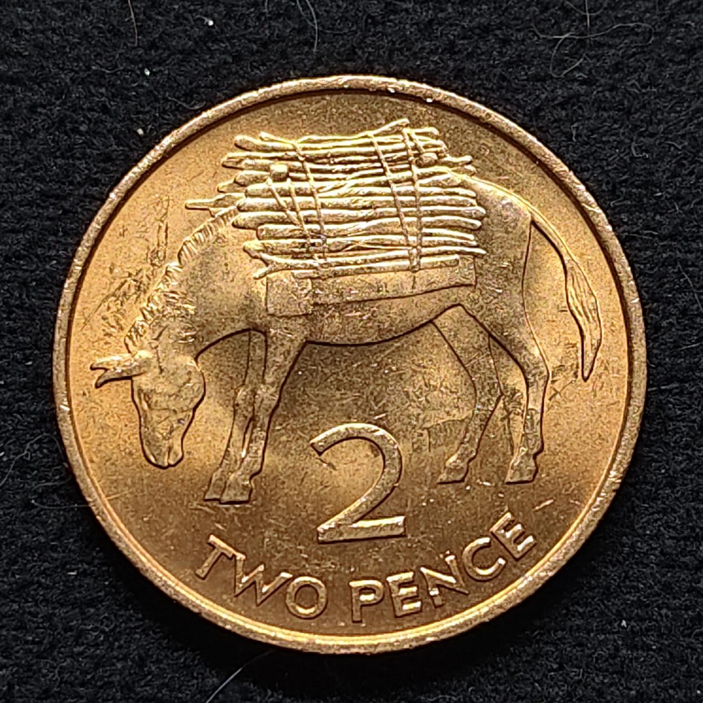 【全场包邮】纯粹捡漏拍472场（免费代拍第9场） 圣赫勒拿和阿松森1984年2便士