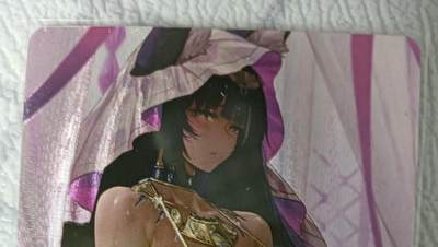 花开卡拍第44期（10月26号周日截拍，品控勿拍!!!拍品不寄存，运费5元，自制卡难免瑕疵，可能存在轻微撞角爆边等出厂瑕疵，品控介意勿拍！） - 阿黑卡牌 埃及艳后 粗闪