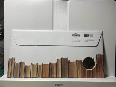 2025年第一百一十七场(总第一百四十三场）外国好品散币(免佣金) 邮币封–英国🇬🇧2005年50便士(2005年塞缪尔·约翰逊字典发布250周年纪念封)