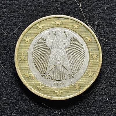 【全场包邮】纯粹捡漏拍472场（免费代拍第9场） - 德国2002年1欧元双色币