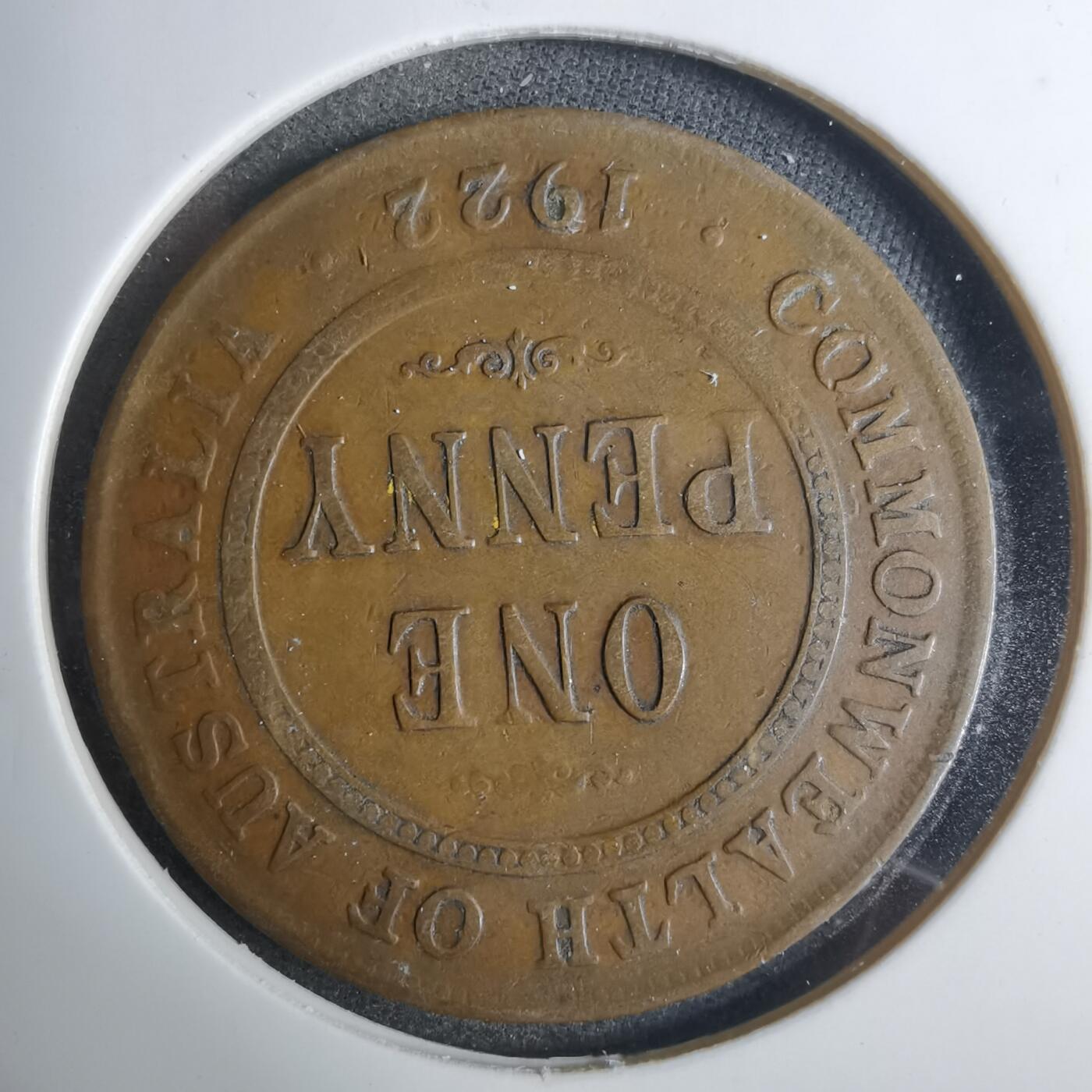 沼泽如烟--第883场 澳大利亚1922年1便士