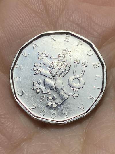 2025年第一百一十七场(总第一百四十三场）外国好品散币(免佣金) 捷克🇨🇿2002年2克朗