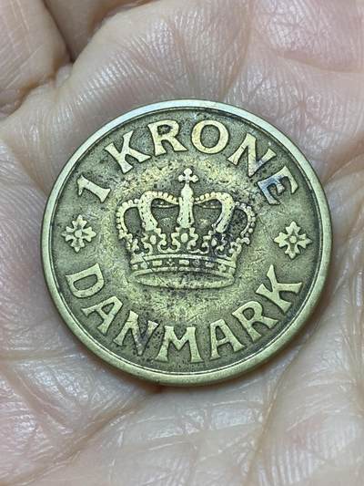 2025年第一百一十七场(总第一百四十三场）外国好品散币(免佣金) 丹麦🇩🇰1926年1克朗(克里斯蒂安十世，HCN; GJ版)