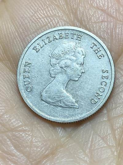 2025年第一百一十七场(总第一百四十三场）外国好品散币(免佣金) 东加勒比1989年10分(伊丽莎白二世中年花冠)