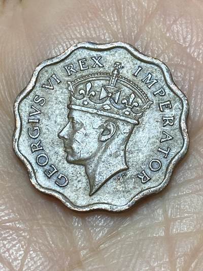 2025年第一百一十七场(总第一百四十三场）外国好品散币(免佣金) 英属–塞浦路斯1944年1/2皮阿斯特