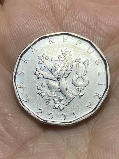 2025年第一百一十七场(总第一百四十三场）外国好品散币(免佣金) - 捷克🇨🇿2001年2克朗