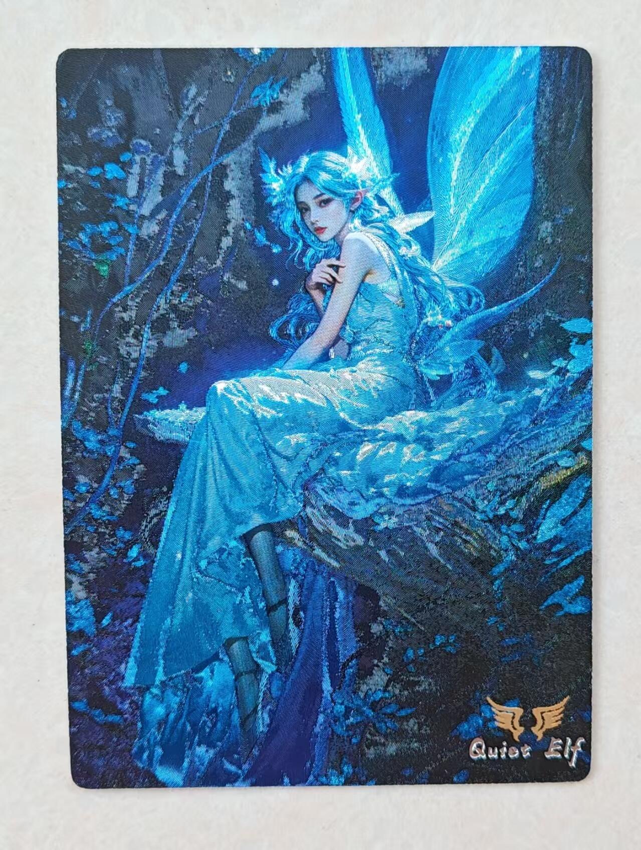 花开卡拍第44期（10月26号周日截拍，品控勿拍!!!拍品不寄存，运费5元，自制卡难免瑕疵，可能存在轻微撞角爆边等出厂瑕疵，品控介意勿拍！） 奇点盲包  宗rich 精灵 粗闪