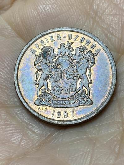 2025年第一百一十七场(总第一百四十三场）外国好品散币(免佣金) 南非🇿🇦1997年5分