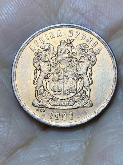 2025年第一百一十七场(总第一百四十三场）外国好品散币(免佣金) 南非🇿🇦1997年5分