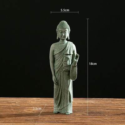 听雨轩（八） - 青砂石佛摆件 左手