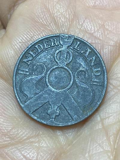 2025年第一百一十七场(总第一百四十三场）外国好品散币(免佣金) 稀少好品–荷兰🇳🇱1941年2.5分(威廉明娜女王，二战德国占领时期)