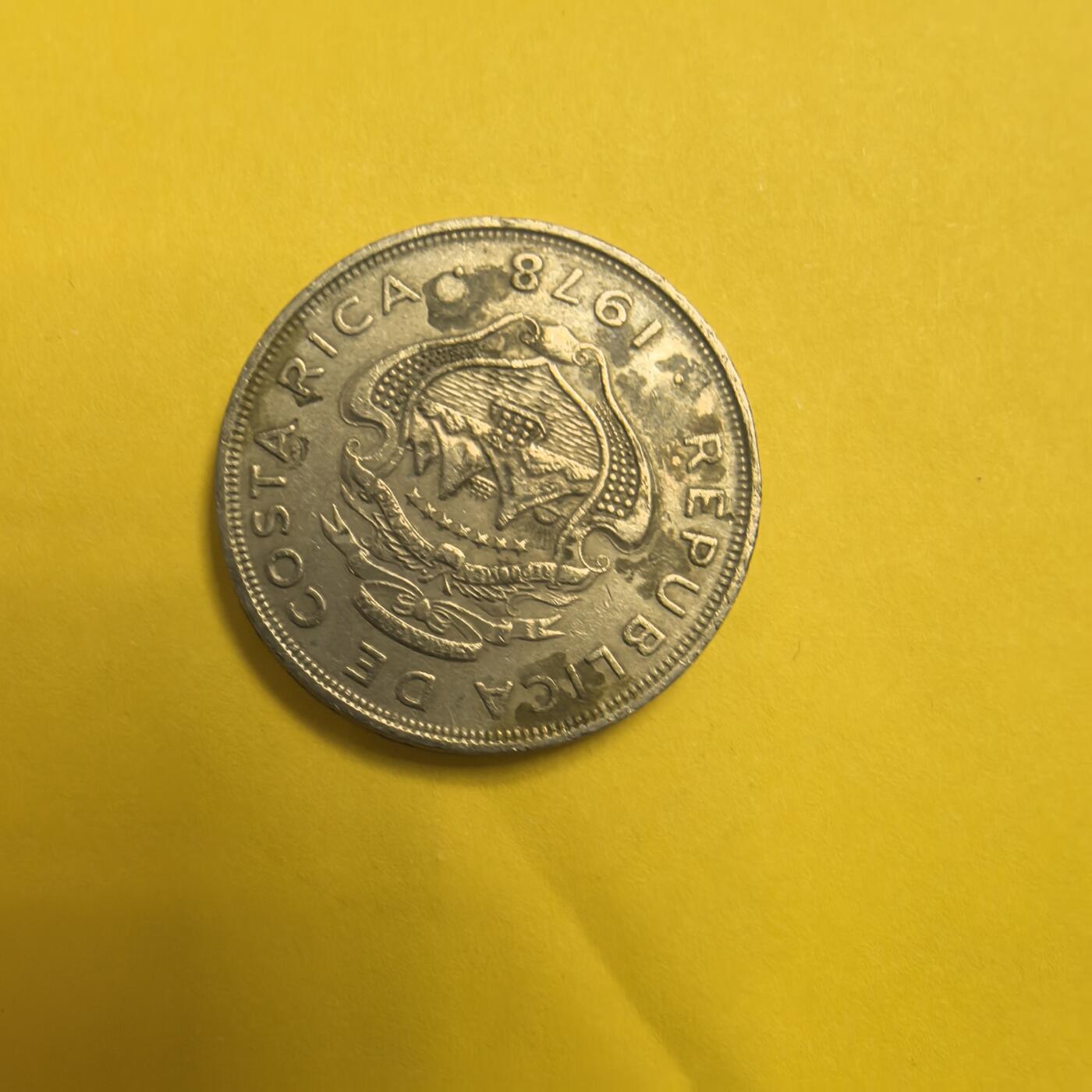 泡泡币外币第十三场可代拍15038385335微信 哥斯达黎加2元。