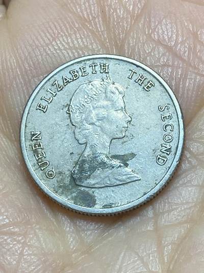 2025年第一百一十七场(总第一百四十三场）外国好品散币(免佣金) 东加勒比1993年10分(伊丽莎白二世中年花冠)