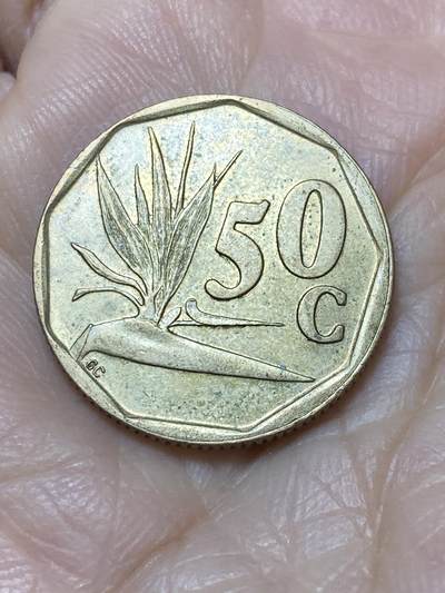 2025年第一百一十七场(总第一百四十三场）外国好品散币(免佣金) - 南非🇿🇦1992年50分