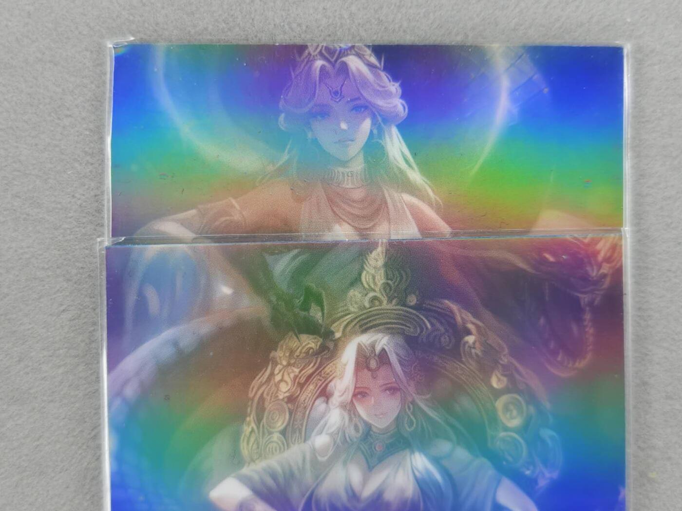 龙虎卡牌第六一场 （无佣金，单场满200元包邮，欢迎送拍） 彩闪2张 香山文创 龙母&蛇女王