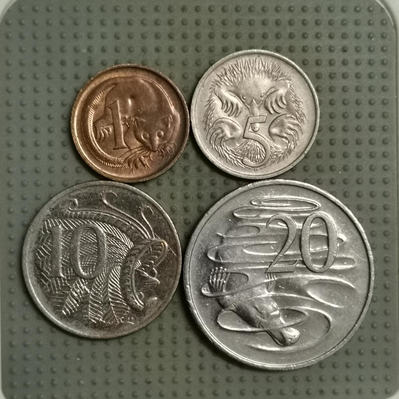 2025年第108场各国散币拍卖（总第108场） 澳大利亚4枚